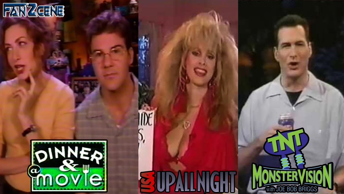 FZscene's tweet photo. NEW VIDEO πΌ
Late Night Cable was the Best! Watch my latest as I go over three of my favorite late night movie programs. #JoeBobBriggs #Monstervision #RhondaShear #UpAllNight #DinnerAndAMovie #TBS #USA #TNT #LateNightCable
#CultClassics #Shudder #DriveIn
https://t.co/YCN4soV1aH https://t.co/NUZmEGzVG4