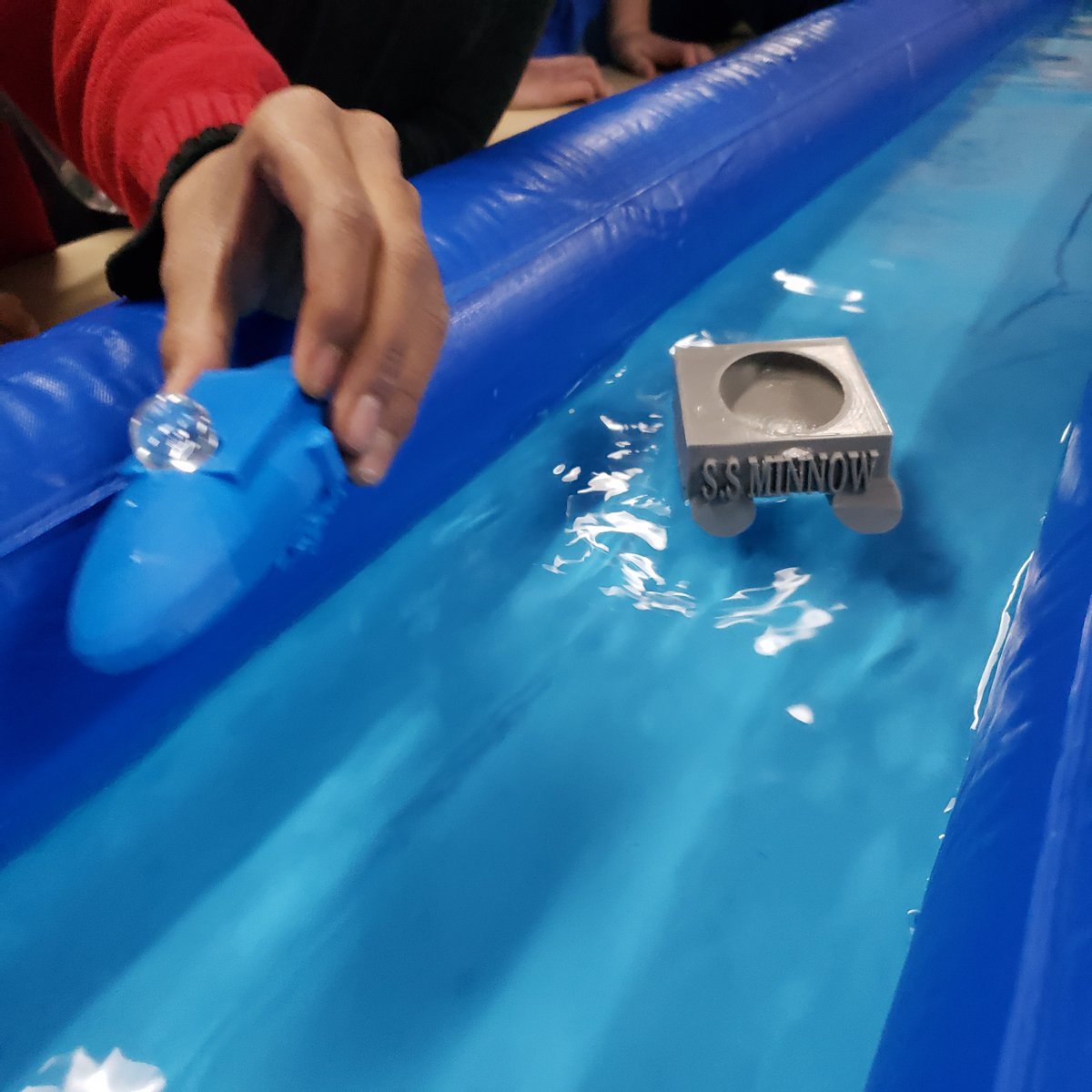 Boat testing!  #3Dprinter #STEAM #STEM #makerspace <a href="/tinkercad/">Tinkercad</a>