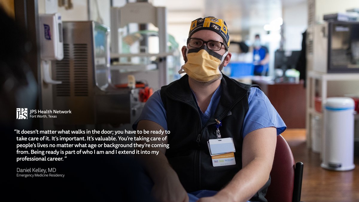JPS_Health's tweet photo. Excellence in training of our residents means that they have the necessary skills to care for all patients. Thank you, Dr. Daniel Kelley, for helping ensure JPS is#AlwaysReady!
#JPSdocs #LevelOneTraumaCenter @FortWorthEM @IESHealthcare #EMconf https://t.co/Wvb3mKJPa8