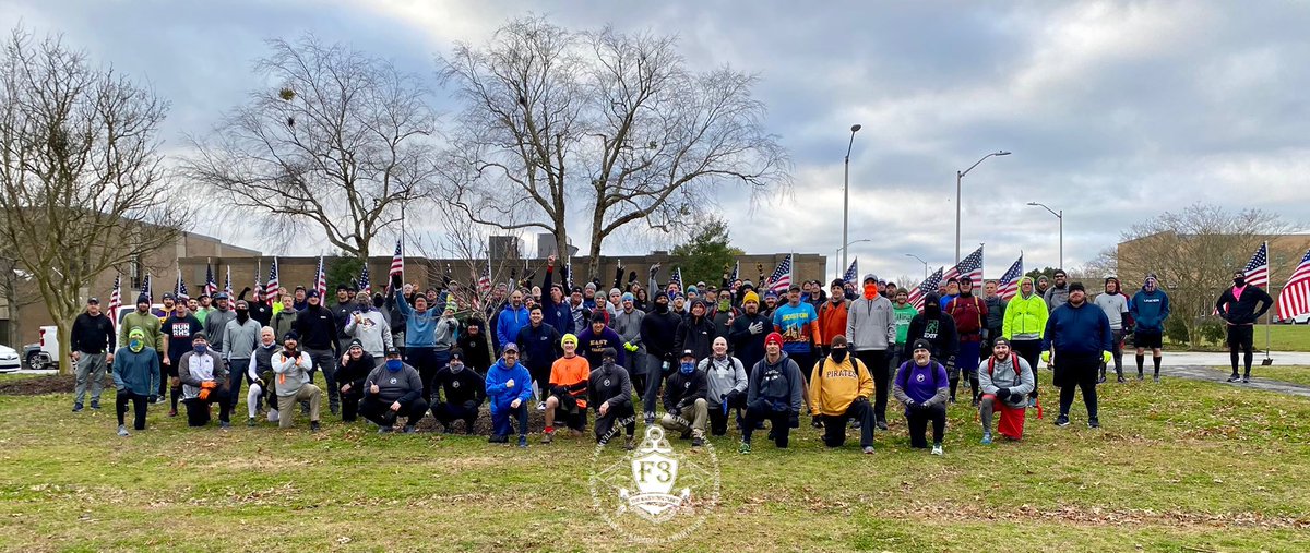 This is the 105 PAX that came throughout #theeasternfleet to celebrate 6 years with us!  @f3washingtonnc @f3marconc @f3kinston @F3Farmville @f3chowanoke @F3NewBern