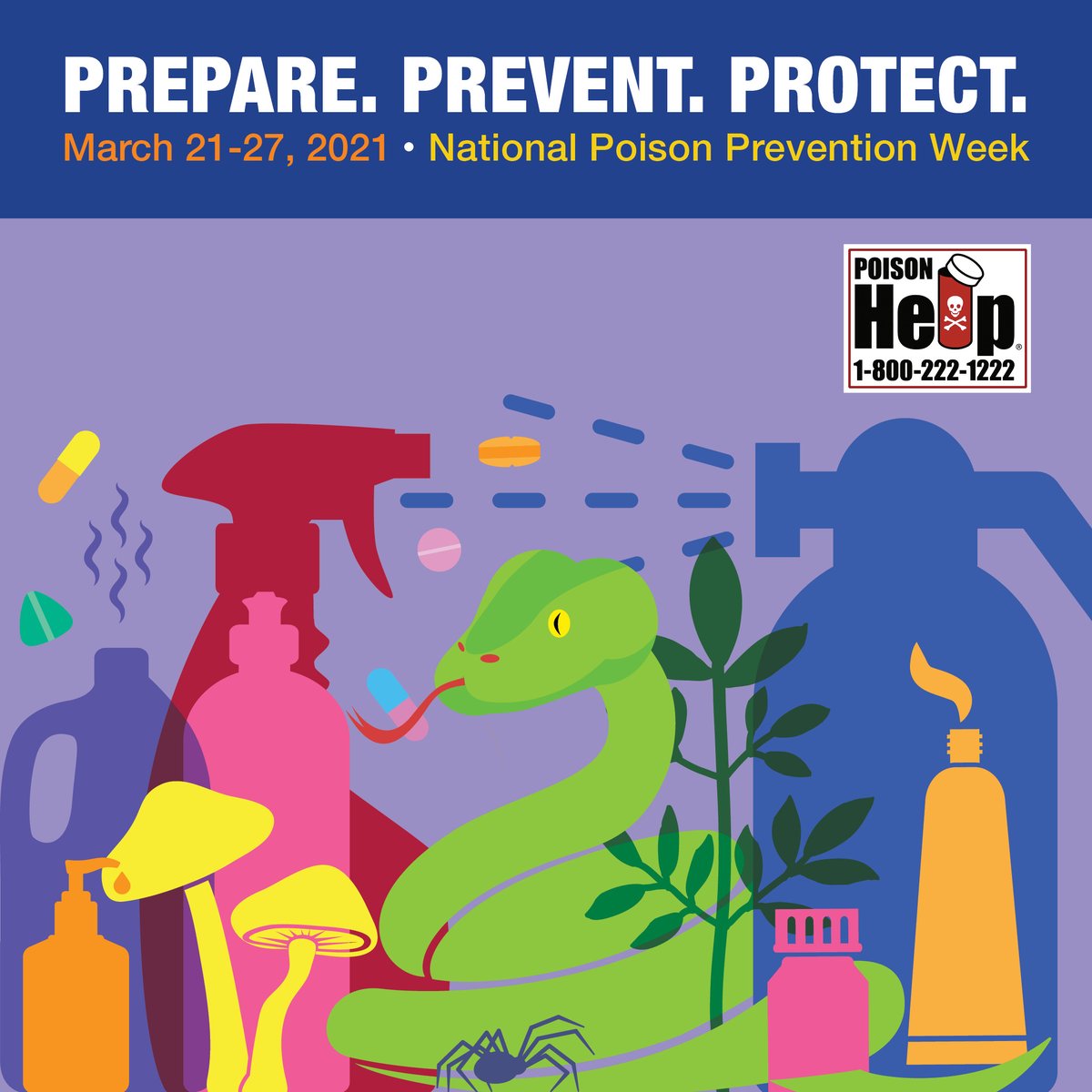 PaulBowlingPAC's tweet photo. SAVE THE DATE! National Poison Prevention Week will be here sooner than you know! We will be joining Maryland Poison Center to share safety tips on March 21-27, 2021. #NPPW21 https://t.co/Ba4BVgQjCR