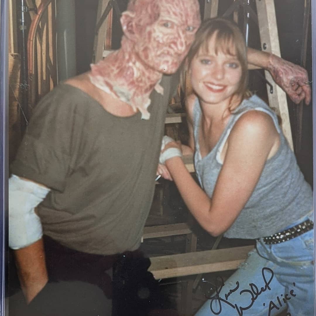 FrightmareC's tweet image. We just added EIGHT new autographed photos of Lisa Wilcox to our physical and online stores! Open TODAY,  11-9 &amp;amp; Sunday 12-6. Order now for pick up or shipping at frightmarecollectibles.com/search.asp?key…

#anightmareonelmstreet4 #thedreammaster #lisawilcox #freddykrueger #anightmareonelmstreet