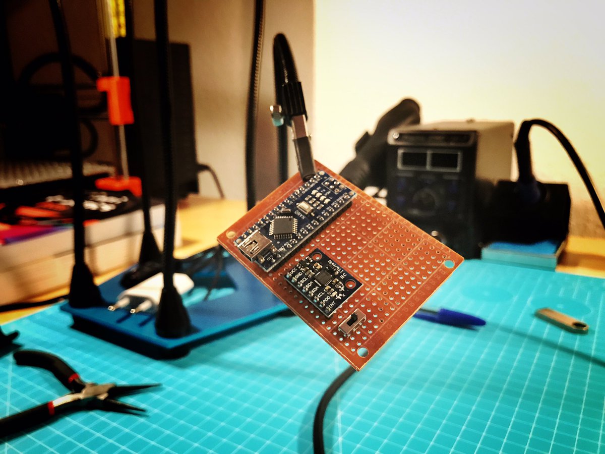 uselessinventor's tweet image. Started prototyping a #flightcomputer that will later control a #tvc. Model rocketry is probably one of the hardest and most expensive disciplines in #making but I feel like I should have it as a side activity from time to time 🚀