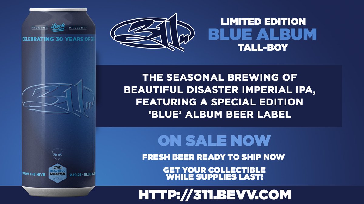 Now on sale - The Blue Album Tall-Boy! 