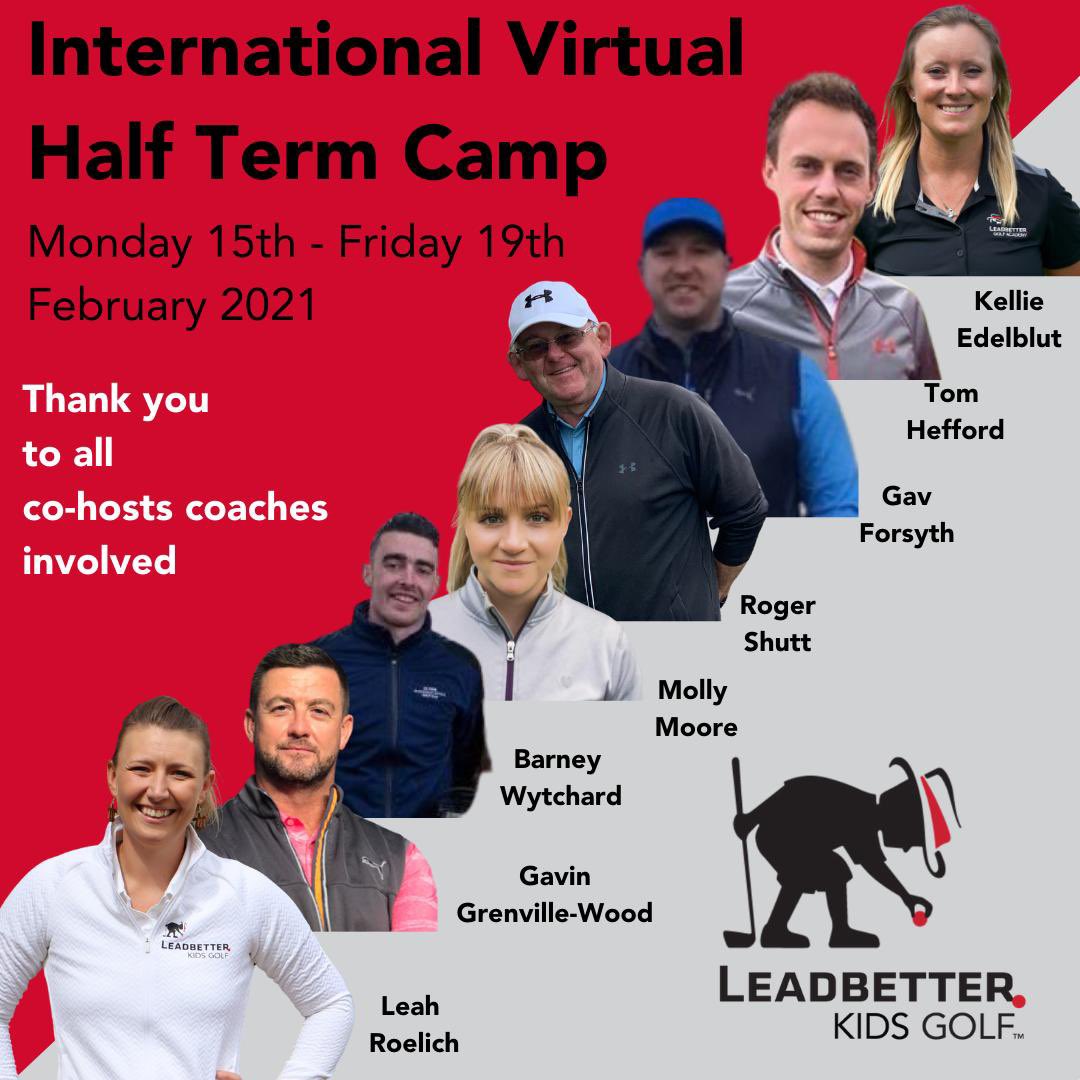 Great to host a couple of sessions this week in <a href="/LeadbetterKids/">Leadbetter Kids Golf</a> Virtual Golf Camp. Big thanks to <a href="/GavinGW/">Gavin</a> &amp; <a href="/LRoelich/">Leah Roelich</a> #JuniorGolf #LeadbetterKids