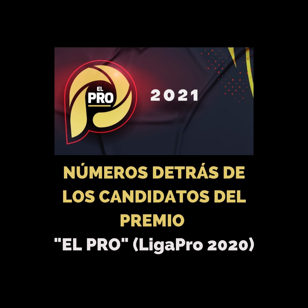 Conoce más acerca de los candidatos al premio “El Pro” 2021 futbolmetrics.com/analisis

#futdatadriven #Ecuador #LigaProSerieA #stats  #analyticallydriven #analisis