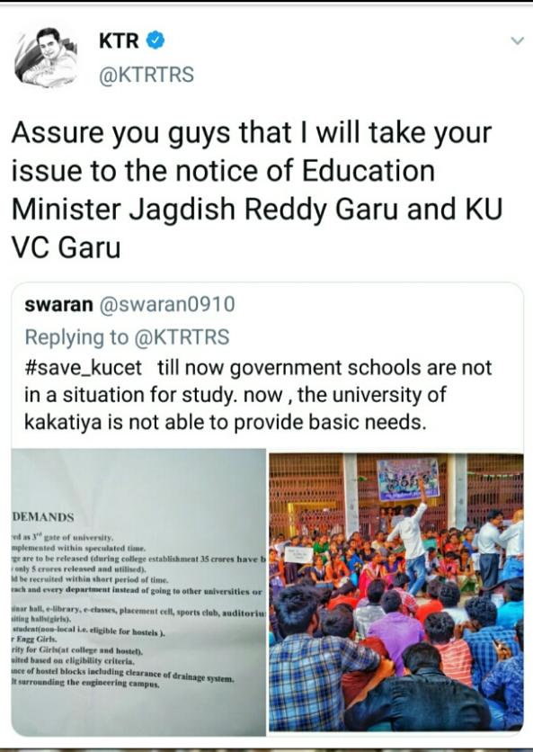 KalyanChinna888's tweet photo. #savekucet 
@KTRTRS @bandisanjay_bjp 
Savekucet https://t.co/yE19csAXHQ