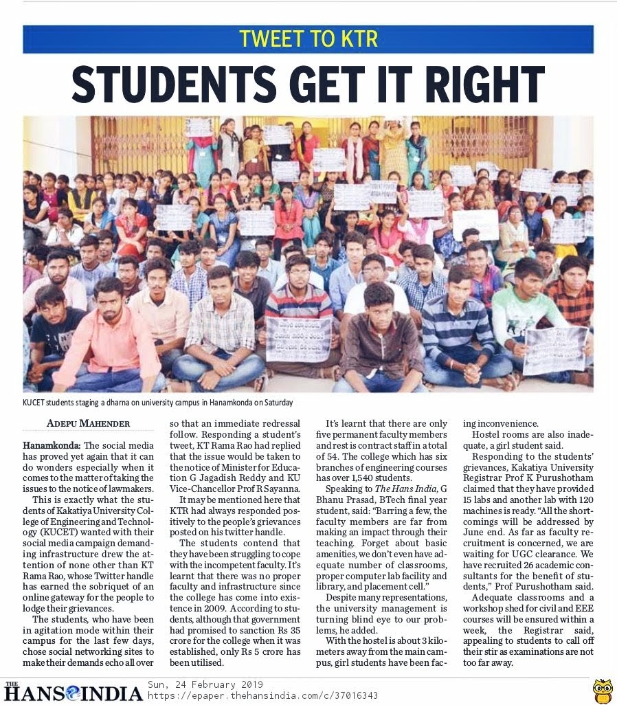 BolaganiP's tweet photo. #FakeItLikeKTR
#FalsePromises
#KTRBetrayedStudents
#save_kucet https://t.co/VvoNpSlPol