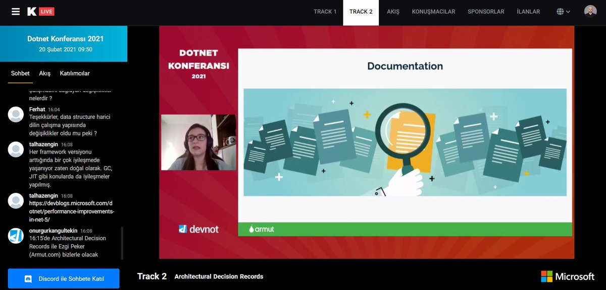 dotnetkonf's tweet image. Dotnet Konferansı&apos;nın ilk gününde sona geldik. Şu an 9. ve son sunumlardayız.