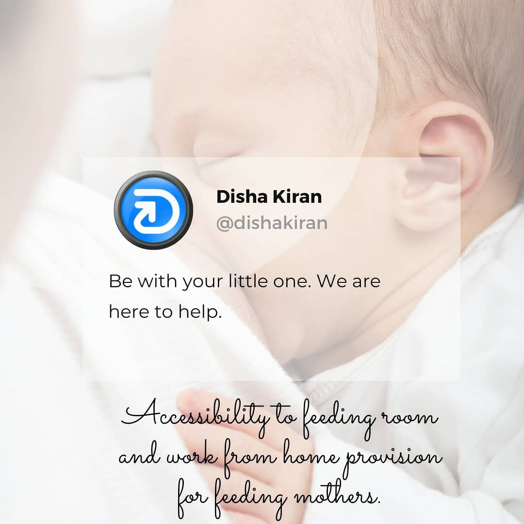 dishakirandk's tweet photo. Disha Kiran's small steps towards "Gender Diversity"
.
Accessibility to feeding room and work from home provision for feeding mothers
.
.
#diversity #genderequality #hrpolicy #startup #empowerment #dishakiran #lifedesigner #psychometrics #followyourpassion #designyourlife https://t.co/MGM6vQpHEo