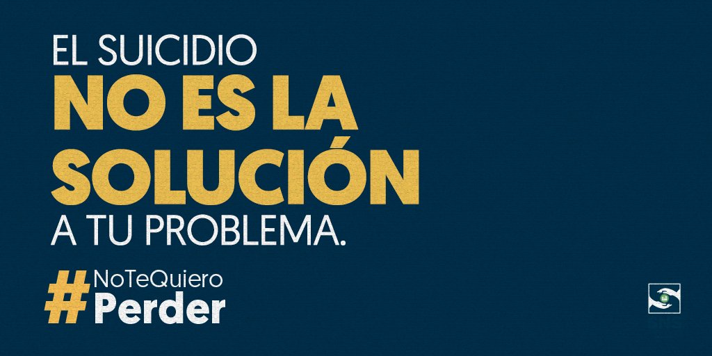 SNSRDO's tweet photo. Si estás luchando con la depresión y pensamientos suicidas, ¡busca ayuda!
Acércate a las Unidades de Intervención en Crisis de los centros de la Red Pública y recibirás asistencia psicológica gratuita.

👉🏽Lista de centros disponibles en:
https://t.co/bafEIf0Mfw

#NoTeQuieroPerder https://t.co/nFFaEWpMMB