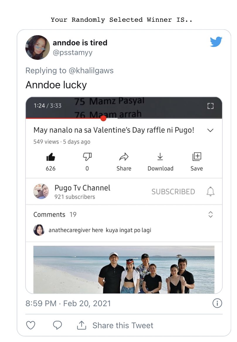 khalilgaws's tweet photo. Congrats u won 500 @psstamyy dm me gcash & sc of yt acc https://t.co/0pd6TSCENr