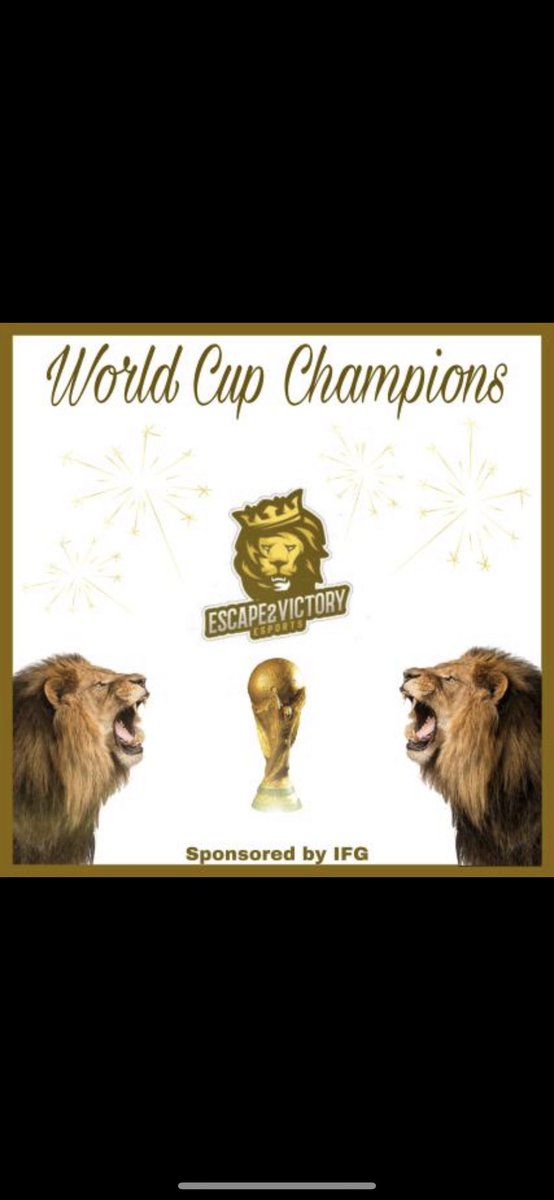 Escape2Victory entered their first tournament last week and finished with a W! Looking forward to more tournaments 👊🏼