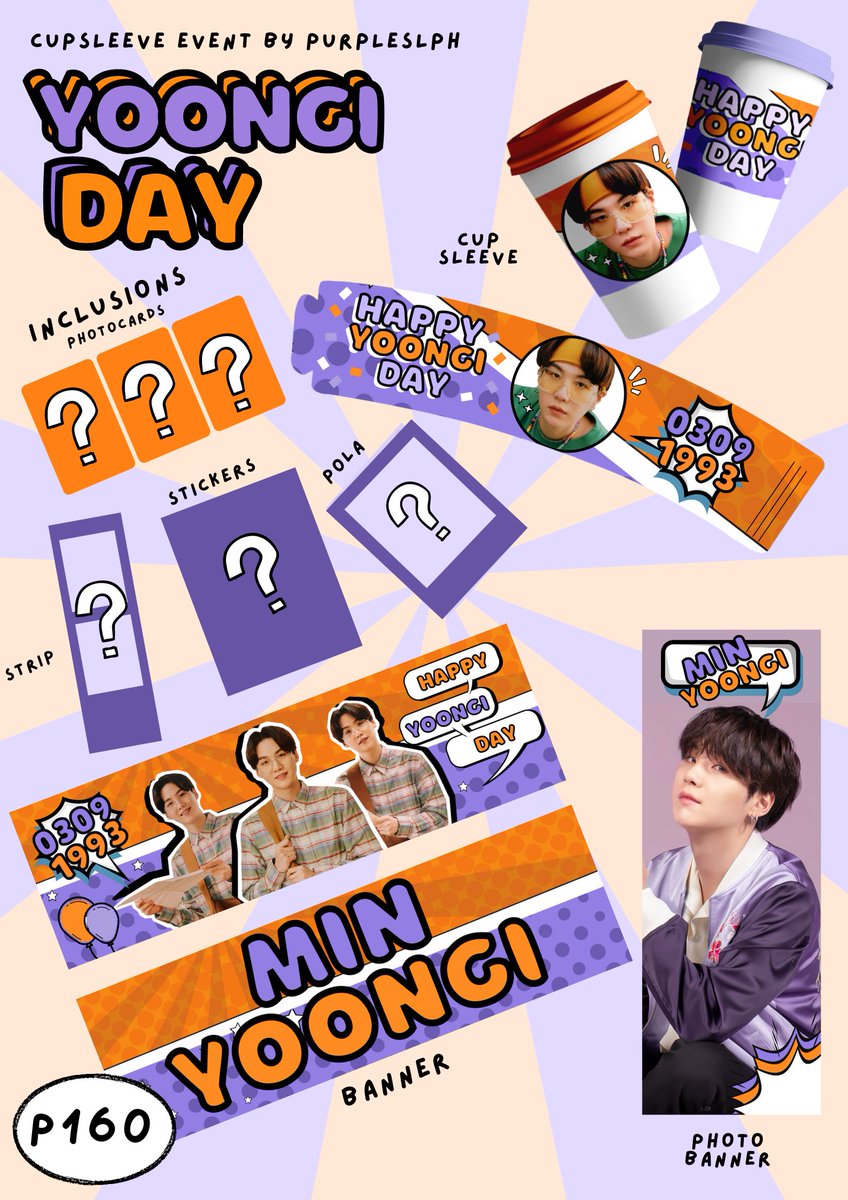 PurpleSLPH's tweet photo. ✨ YOONITED FOR SUGA ✨ - A CSE EVENT BY PURPLE SLPH

grab your cse to celebrate PROD SUGA’s birthday! Let’s all YOONITE our love for SUGA! 😻

💸 P160

💜 DOO&amp;DOP : March 5, 2021
💜 SHIPPING : March 7, 2021
💜 ORDER FORM : https://t.co/wMXf7tBZtu

HELP US RT! 🥳

#purpleSLPH_CSE https://t.co/QJ57gyqMTF