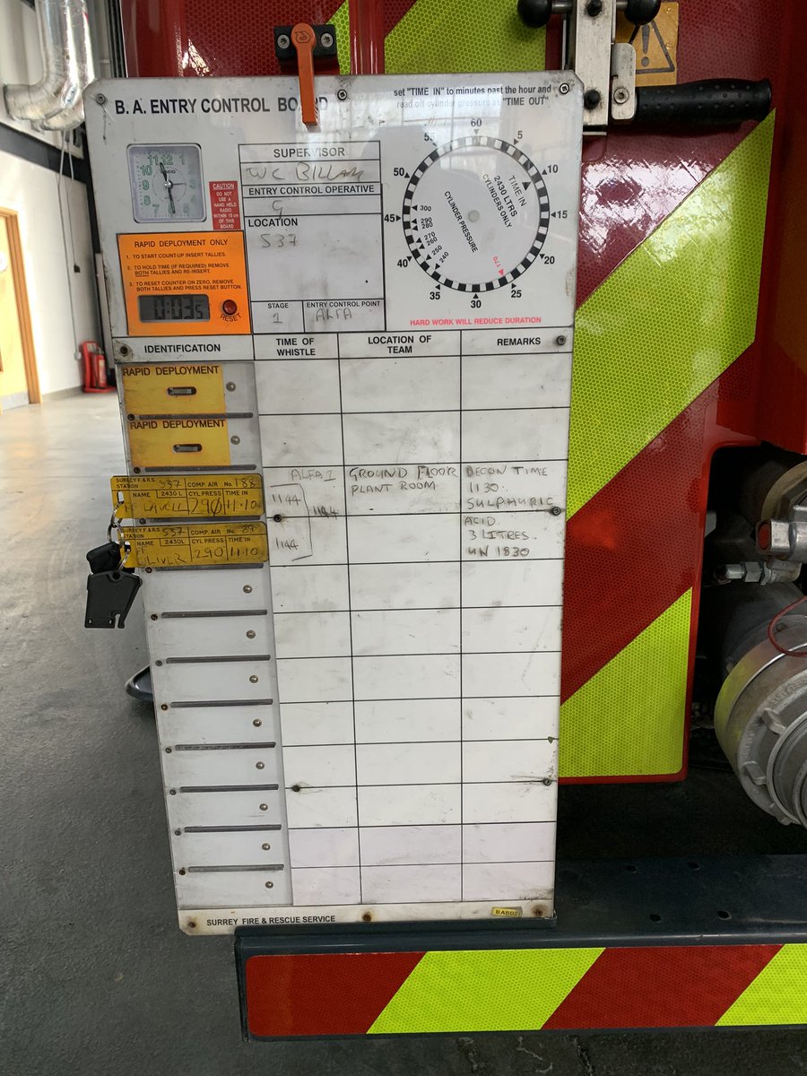 Fordbridgefire's tweet photo. Fordbridge Blue Watch carried out a chemical protection suit drill this morning for one of their developing firefighters.
Great input from all involved and good to touch on skills required for a hazardous material incident. https://t.co/YJO535jr7w