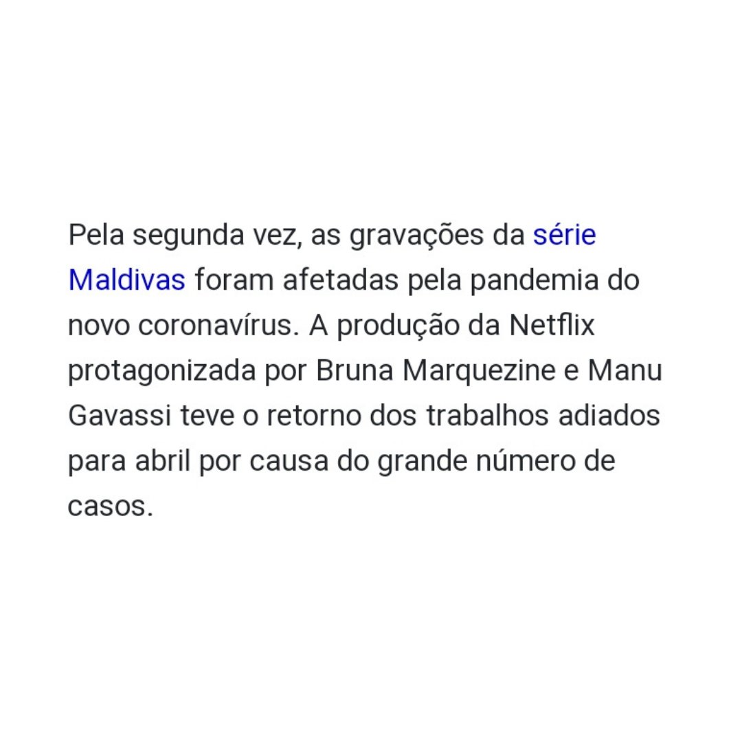 maldivasdaily's tweet photo. 🚨 | Por causa do avanço da pandemia no Brasil, o retorno das gravações de Maldivas foi adiado para abril! https://t.co/9zQQ4zqZTz