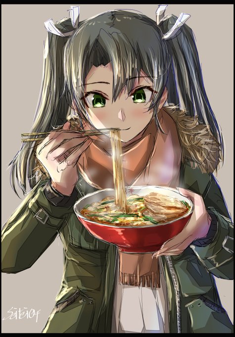 「grey hair ramen」 illustration images(Latest)｜3pages