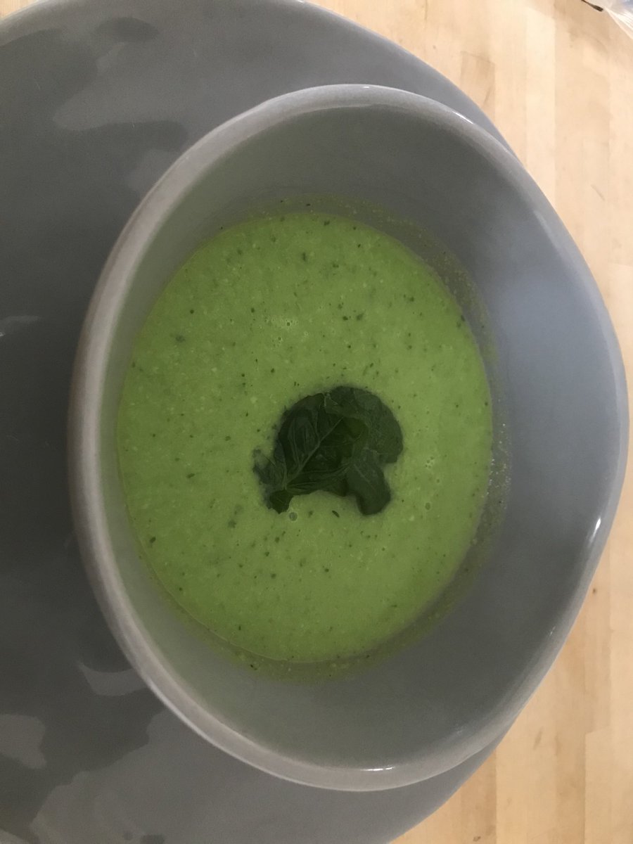 ⁦<a href="/raymond_blanc/">Raymond Blanc</a>⁩ Your simply beautiful pea and basil soup 🌿