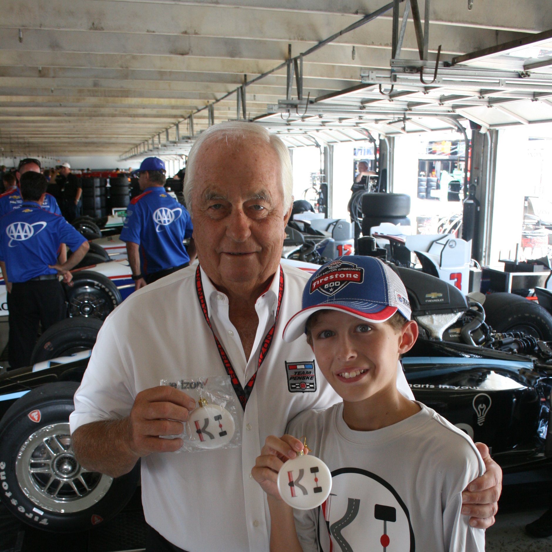Happy birthday to the one and only Roger Penske. He owns a race track.   