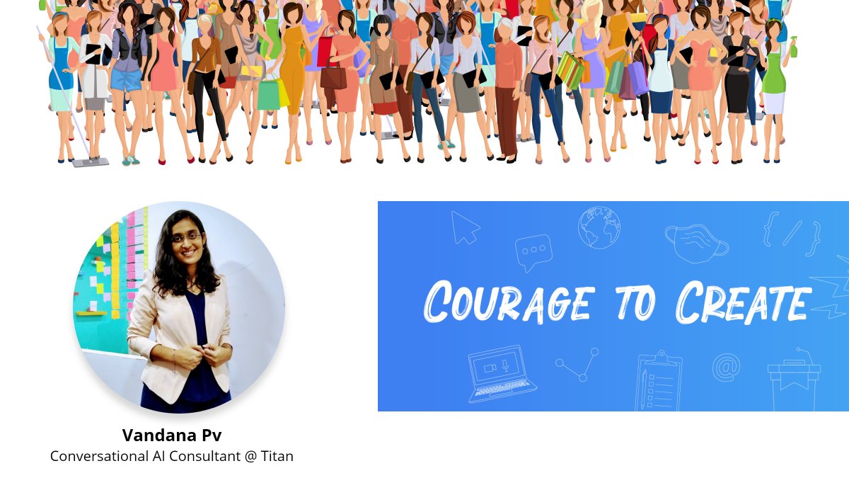 Just1⃣month to go for #IWDIndia2021🎉

As we all are excited for this mega-event, <a href="/VandanaPv/">Vandana Pv</a> has something to make you feel the butterflies along with some important insights about #IWD.

🔗medium.com/@VandanaPv/iwd… 

Having the #CourageToCreate is🔥, do share your experiences👇