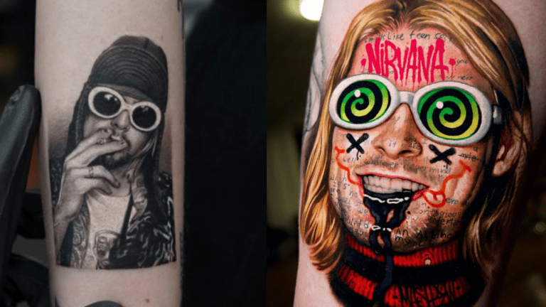 Happy Birthday Kurt Cobain We\re celebrating with these rad tattoos  