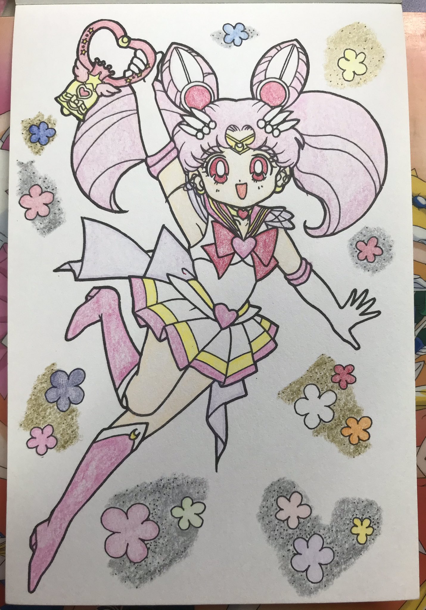 10日迄‼️最終日❗️美少女戦士セーラームーンS ぬりえ 美少女戦士 セーラームーンSS(スーパーズ) セイカのぬりえ
