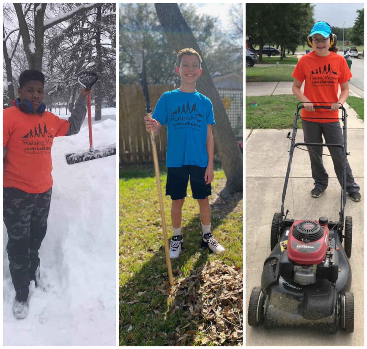 iamrodneysmith's tweet image. Our 50 yard challenge consist of doing  50 free lawns/driveways for the elderly , disabled , single parents &amp;amp; veterans . Every 10 lawns they earn a new color shirt &amp;amp; once they reach 50, they receive a brand new mower, weed eater &amp;amp; blower .
More info: 
weareraisingmen.com/the-50-yard-ch…