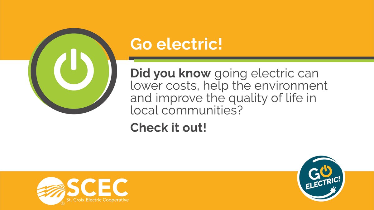 DYK going electric can lower costs, help the environment and improve the quality of life in local communities? Check out CEO Brian Zelenak's Membership Matters column for this month:
ow.ly/DIsu50DFs3e
#BeneficialElectrification #GoElectric