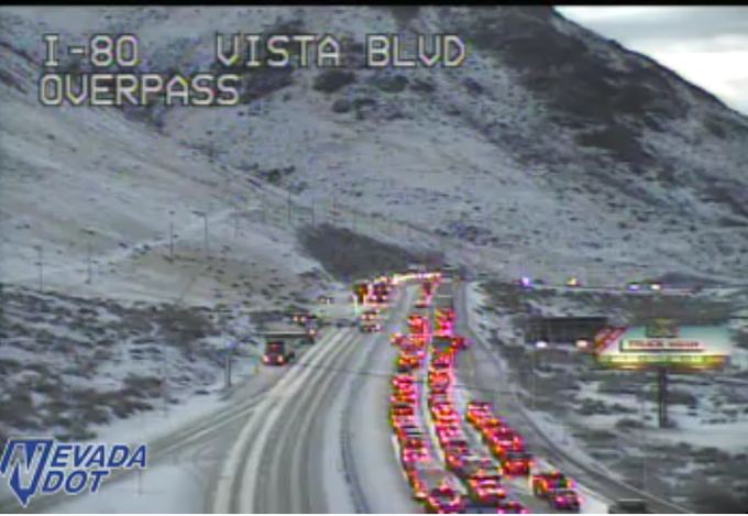 Directions To Interstate 80 East I-80 Reopens In Both Directions East Of Sparks After Car Pileup | Krnv