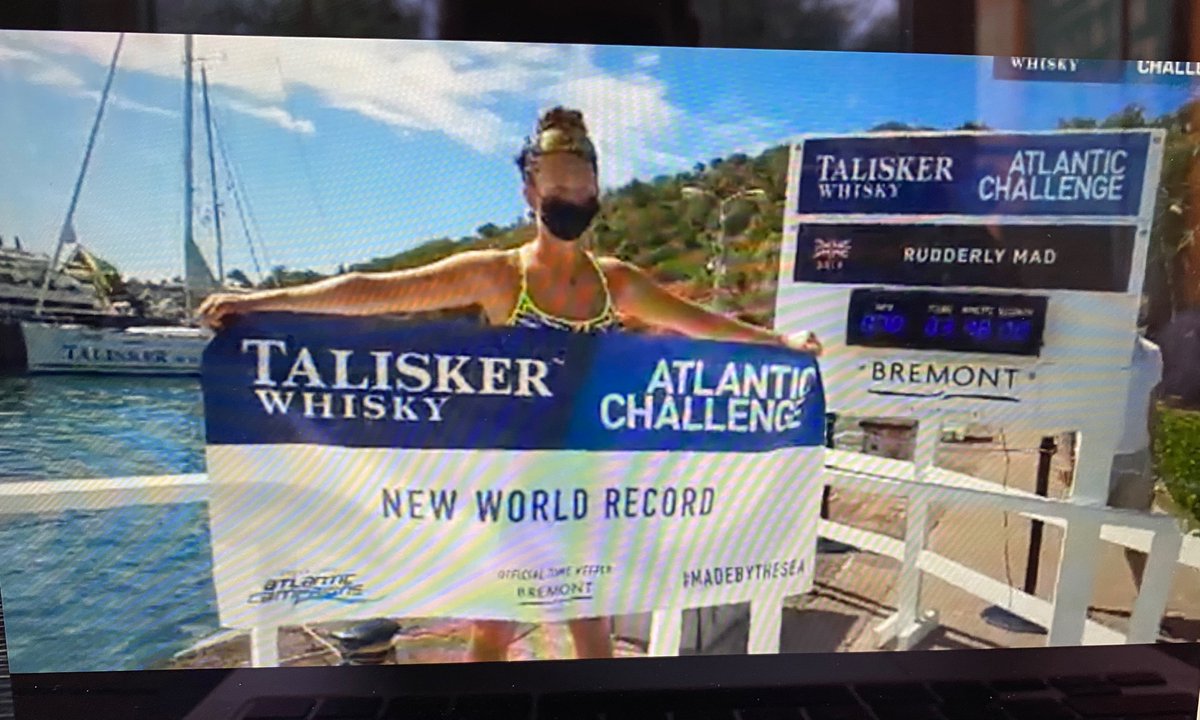 She’s done #Yorkshire proud! Jasmine is now the youngest woman to have solo rowed the Atlantic. What a brilliant achievement. Hope you’re all watching live like we are here