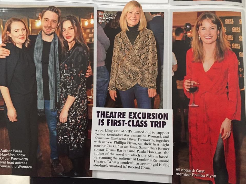 Hello! Magazine two years ago today when Theatre, 
Press Nights and parties were possible. Lovely times. On the plus side lockdown has given the opportunity to grow out that terrible fringe that would never stay straight. So, every cloud! ⁦<a href="/hellomag/">HELLO!</a>⁩ #wewillbeback