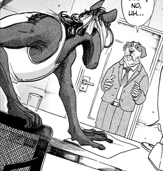 BeastarsContext's tweet photo. #BEASTARS展 #BeastarsSpoilers #manga #MANGAS #beastarsart https://t.co/OgrD5u98ZA