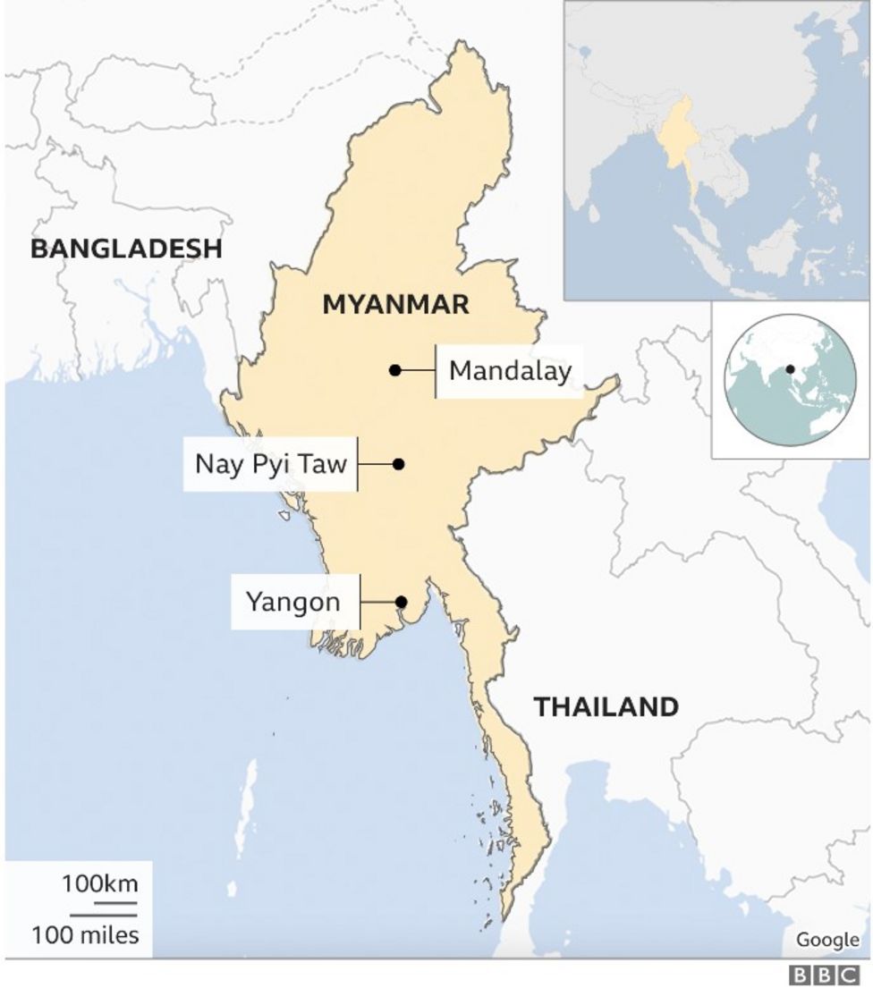 The Myanmar military built the remote capital Nay Pyi Taw to hide from the large populations in Yangon and Mandalay, but now as people across Myanmar take to the streets--and leave their jobs--to protest the coup, the junta funds that there is no escape. bbc.com/news/world-asi…