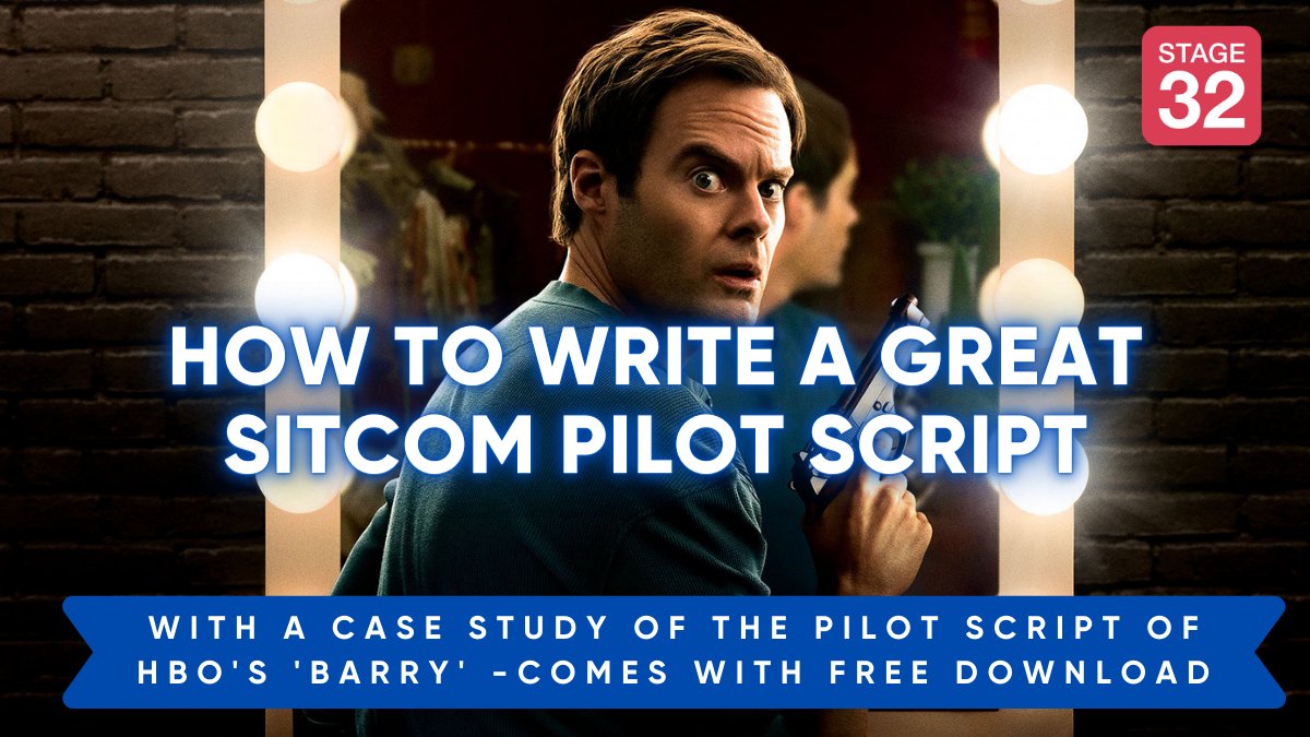 Stage32's tweet photo. It's your last chance to join our live webinar on writing a great sitcom pilot script - Comes with a deep dive of the BARRY pilot - Sign Up Now! https://t.co/PdotZBxbVY
#sitcom #tvwriting #pilotscript #sitcompilot https://t.co/5XFW9AJiJL