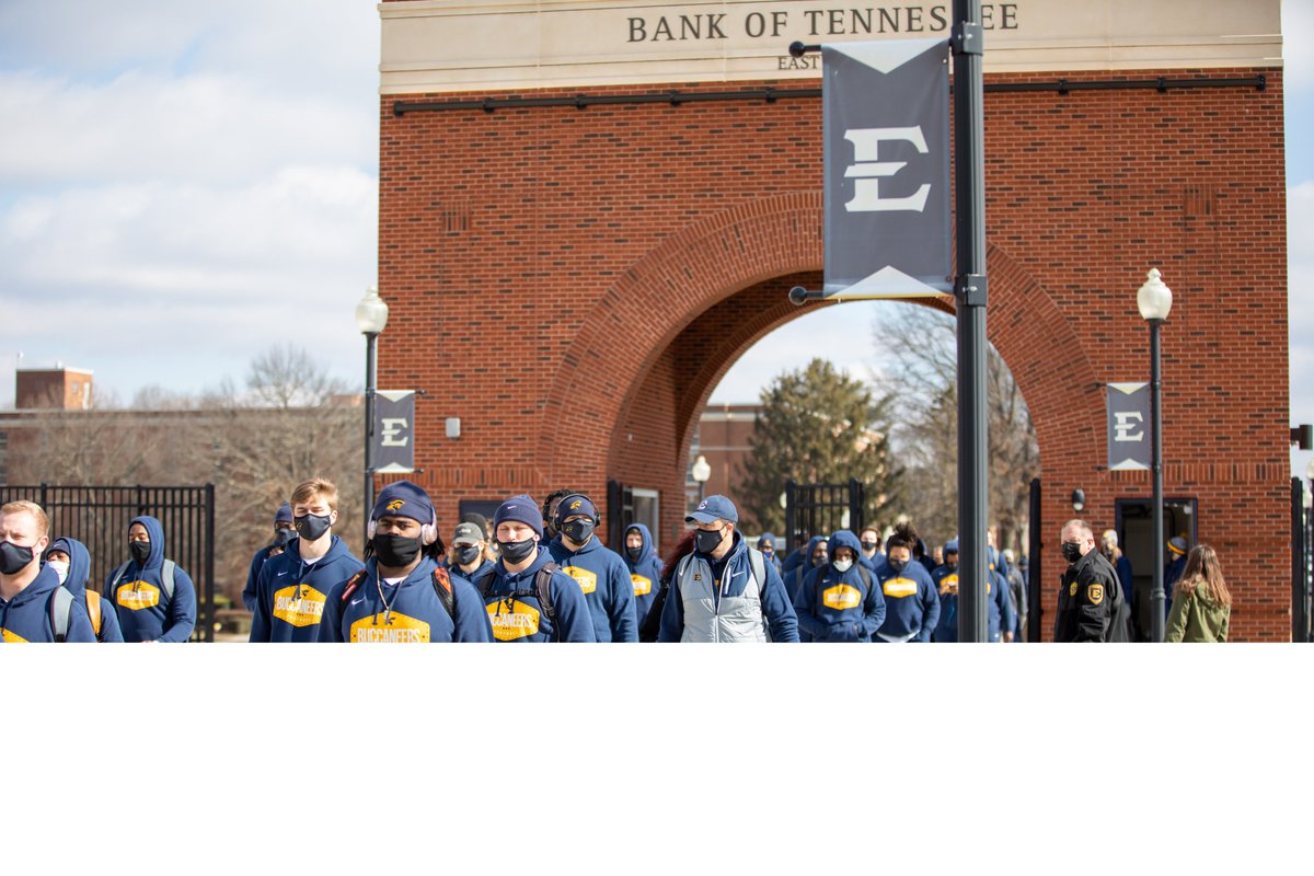 The Buc Walk has never felt so good!

#ETSUTough