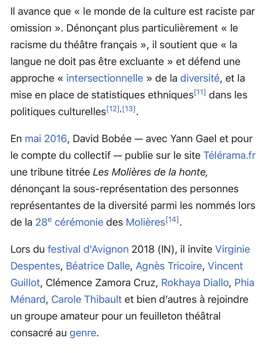 Beccah2Fois's tweet photo. La nomination de #DavidBobee à #Lille est une honte @R_Bachelot comment avez vous pu donner votre accord pour nommer cet indigeniste qui imagine que le théâtre français est raciste seconde par @EvaDoumbia qui militait pour l’interdiction de la saison #FranceIsrael ?
#Incroyable https://t.co/NZHSaAfcud