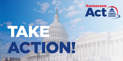 RestaurantsAct's tweet photo. Increasing labor costs should not be a part of providing #RestaurantRelief. Congress needs to hear from you! Take action here -  https://t.co/yThyoVBwet https://t.co/MIlVbvt2Xo