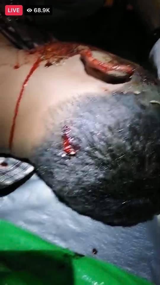 YuparYs's tweet photo. BREAKING NEWS!!!
TW//BLOOD TW//DEATH 
A watchman in "Shwe Pyi Thar" was shot dead by the police. This is more than worst. He wasn't even protesting!!! He was just securing his place!!!
#WhatsHappeningInMyanmar  @freya_cole @RapporteurUn @UNHumanRights @YourAnonCentral https://t.co/pBybE21vYd