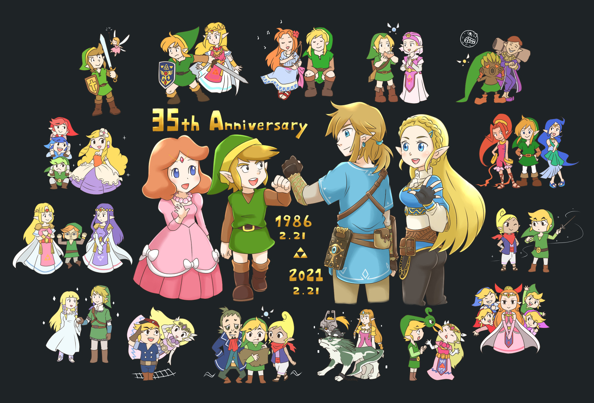 あおがえる در توییتر ゼルダの伝説 35周年おめでとうございます 名作揃いですね ゼルダの伝説 リンク ゼルダ ゼルダの伝説35周年 T Co Nqy4oetyqp