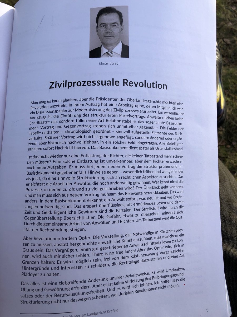 Elmar Streyl in der neuen NJW. Relationstabelle: ich bin noch unschlüssig.