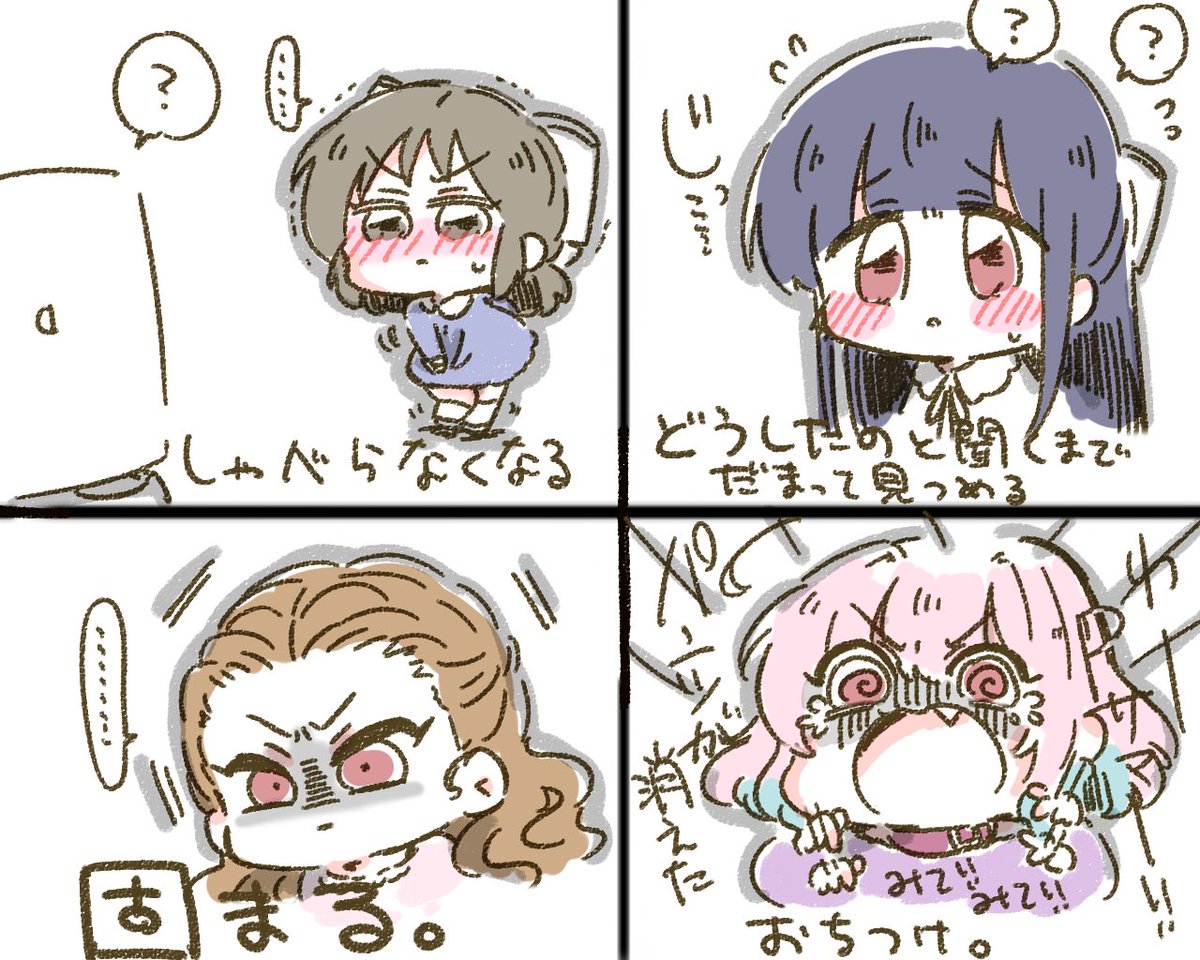 TLでいきなり履いていたパンツが消えた時の推しの反応っていうグラフ見かけたので、ネタをお借りして…担当と推しの反応。(当事務所比) 