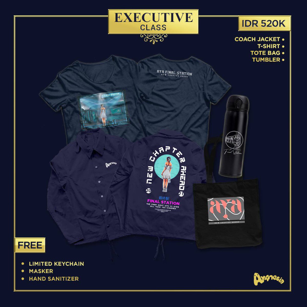 Ada special bundle yg bisa dipilih sesuai dgn jenis tiket kereta yg kalian inginkan. Tunggu apa lagi? Ayo beli tiketmu dengan isi form berikut😆
#AyaFinalStation 
tinyurl.com/AyaFSm