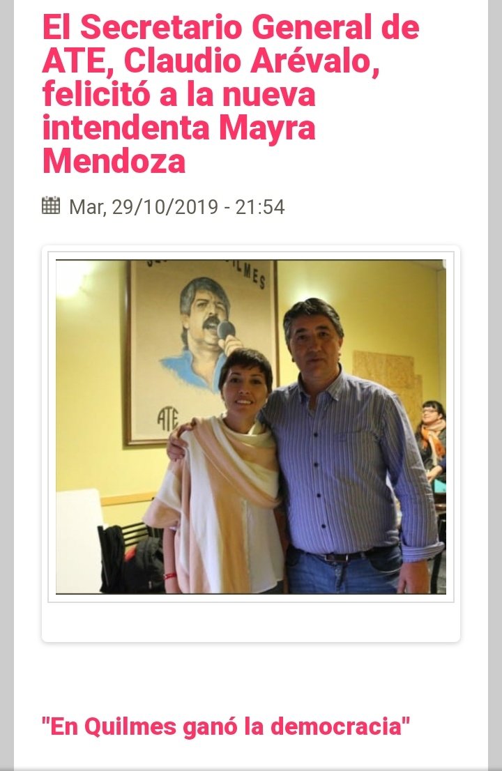 #VacunatorioVip en Quilmes

Hilo 👇

1. CLAUDIO AREVALO 
 
SECRETARIO GENERAL DE ATE QUILMES.
Arevalo ejerce su función gremial hace varios años sin ejercer ninguna función como personal de salud. NINGUNA.