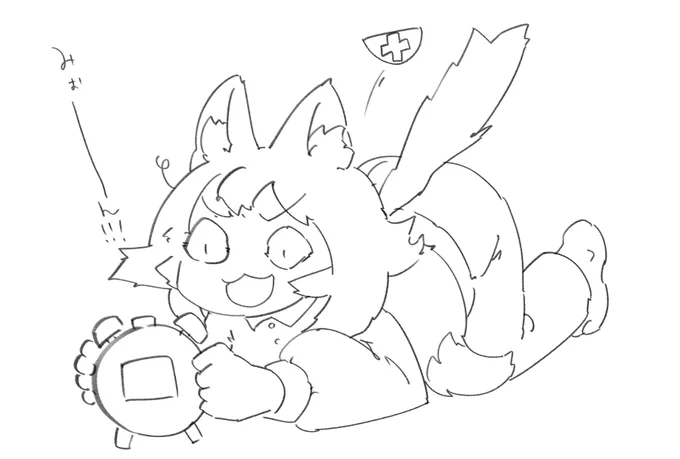 #みおーん絵  #ミオかわいい
目覚まし時計はかってに止まってるよねw 