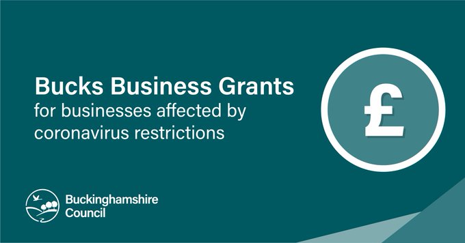 #BucksBusiness Grants <a href="/BucksCouncil/">Buckinghamshire Council</a>❕

For businesses heavily impacted by #COVID-19 restrictions:
1️⃣ #LocalRestrictions Support Grants
2️⃣ Bucks #AdditionalRestrictions Grant (Round 3)
3️⃣ Wet-led Pubs Christmas Support Grant - deadline: 28/02/21

Apply now: ow.ly/Ipzj50D58mt
