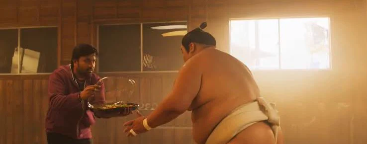 相撲取りがインドに流れ着いた！？寿司で餌付けされて飼いならす謎のインド映画www