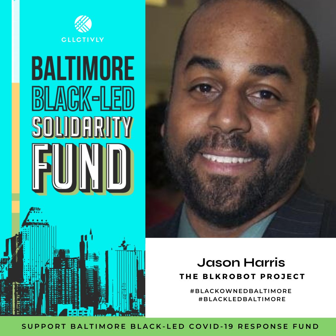 CLLCTIVLY's tweet photo. We are excited to present the recipients of our Baltimore Black-led Solidarity Fund. 

@jharrisfuture - The BlkRobot Project
@BmoreMentoring - Mentoring Male Teens in the Hood
Babatunji Balogun - The Soul School Institute
Marvin McDowell - @UmarBoxing 

#blackfuturesgrant https://t.co/Hg1vccBerv