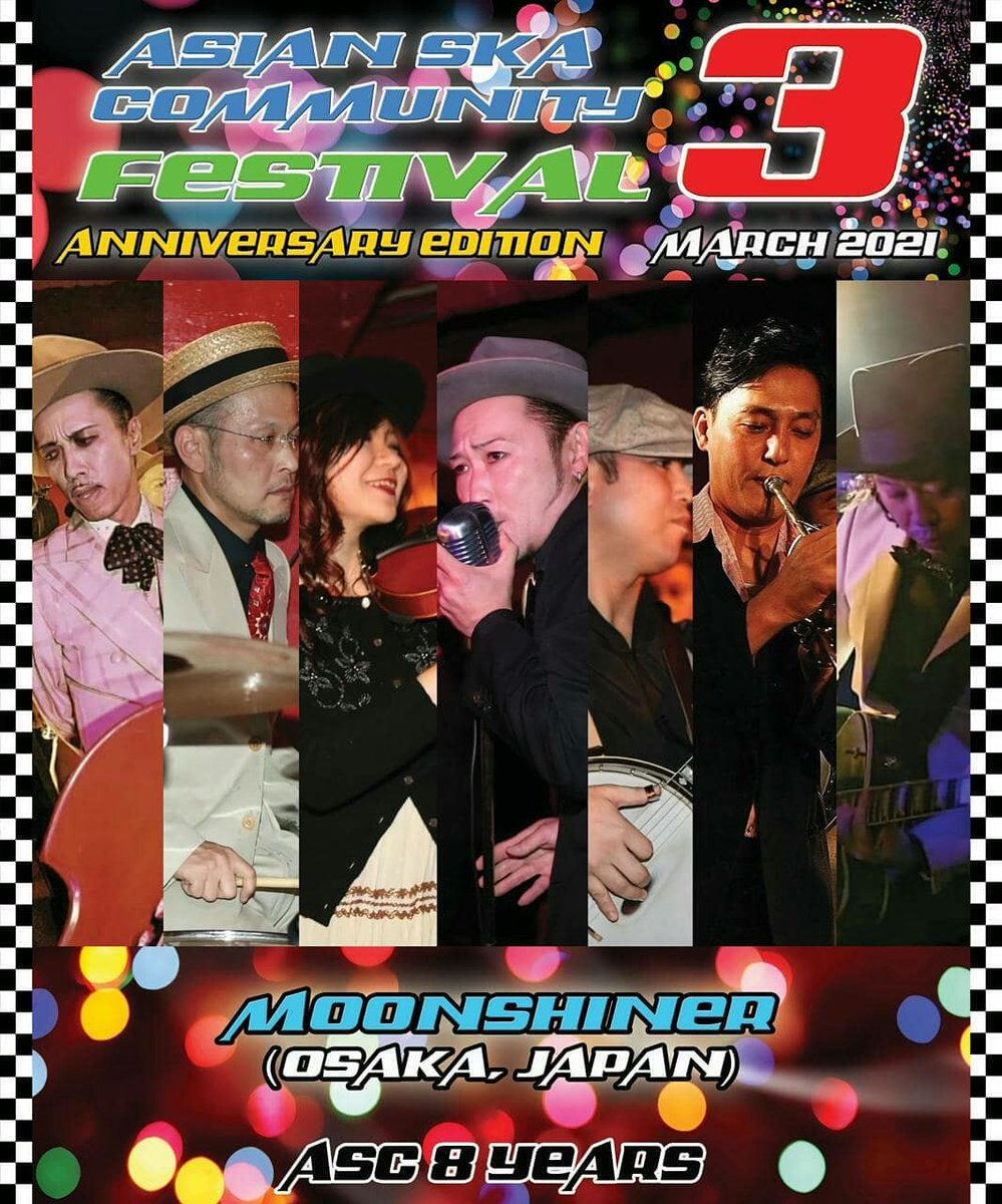 Hola amigos de ASC.  🎉🎉

Moonshiner de Japón 🇯🇵 son invitados a nuestro 3er festival online.

#asianskacommunity
#asianskacommunityfestival
#ASCFestival
#moonshiner
#8thAnniversary