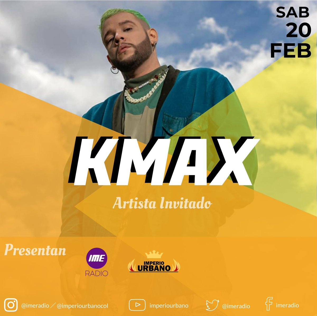 ¡Atención!

Regresa imperiourbanocol espacio dedicado para conocer más sobre los artistas urbanos. 

El invitado que tendremos en esta oportunidad es @laclavemaxima los invitamos para que se conecten a partir de las 4:00PM en IME Radio.