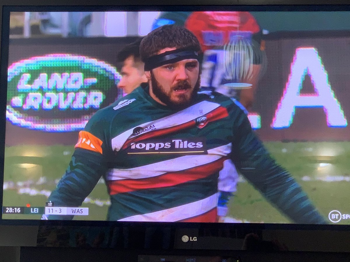 So Cyle Brink looks like a proper <a href="/LeicesterTigers/">Leicester Tigers</a> forward of old! #hard